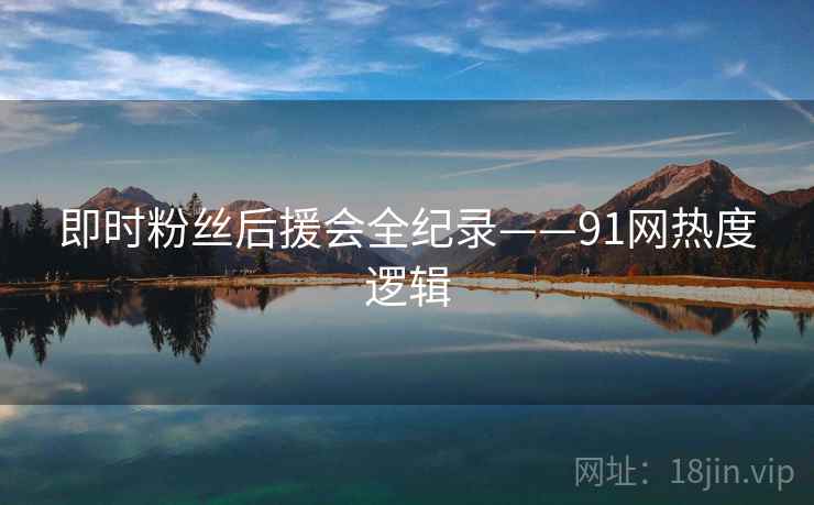 即时粉丝后援会全纪录——91网热度逻辑